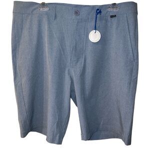 Travis Mathew Beck Performance Golf Shorts Men’s Sz 36 Stretch Blue New 1MM208